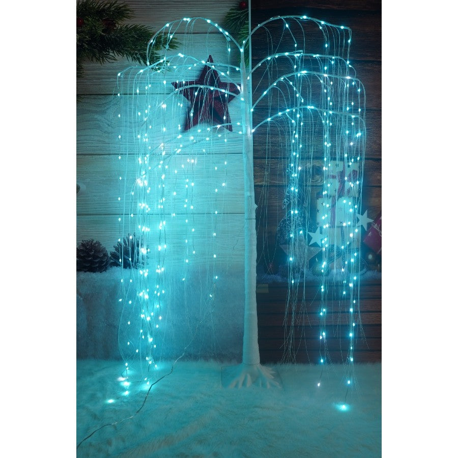 Pom decorativ cu leduri, Flippy, tip salcie, 234 Led, 1.5 M-2