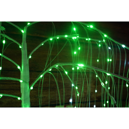 Pom decorativ cu leduri, Flippy, tip salcie, 400 Led, 2.1 M-5