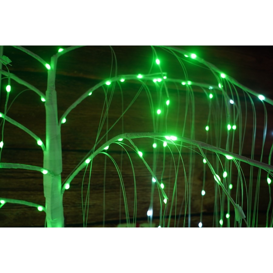 Pom decorativ cu leduri, Flippy, tip salcie, 400 Led, 2.1 M-5