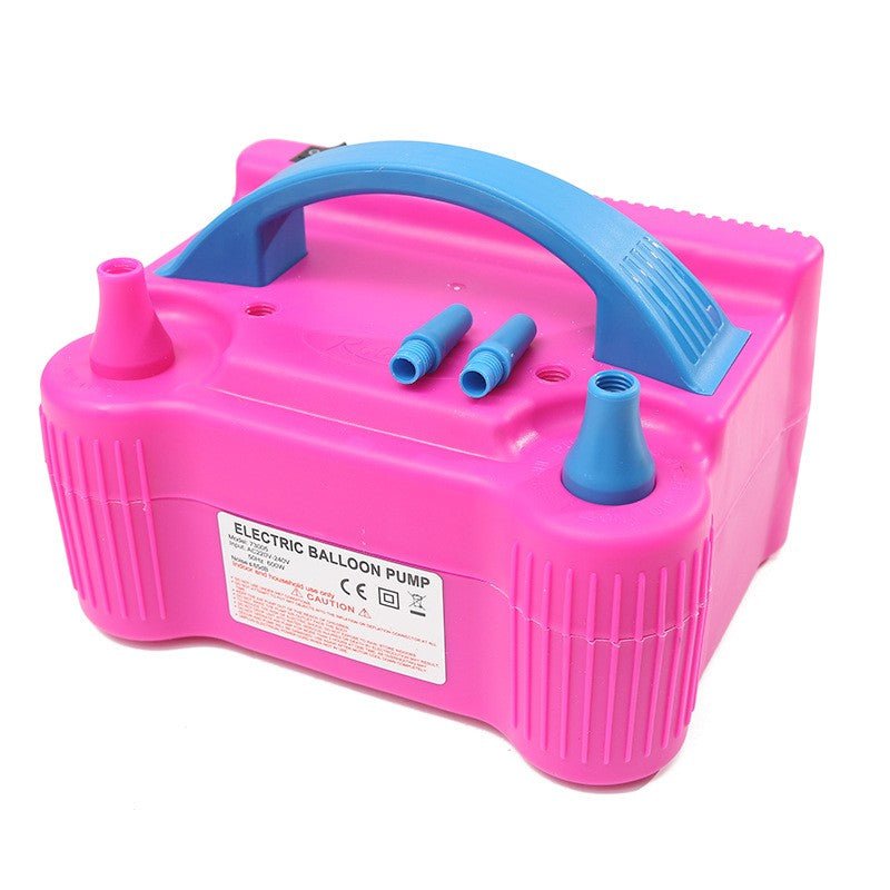 Pompa Electrica Pentru Umflat Baloane, 600 W, Roz cu albastru,-0