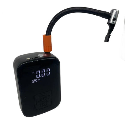 Pompa de Aer Wireless, Flippy, Portabila, 150 PSI, Pentru Anvelope si Mingi, Baterie 2000 mAh, Afisaj Digital, 12.7 x 8.5 cm, Negru-7