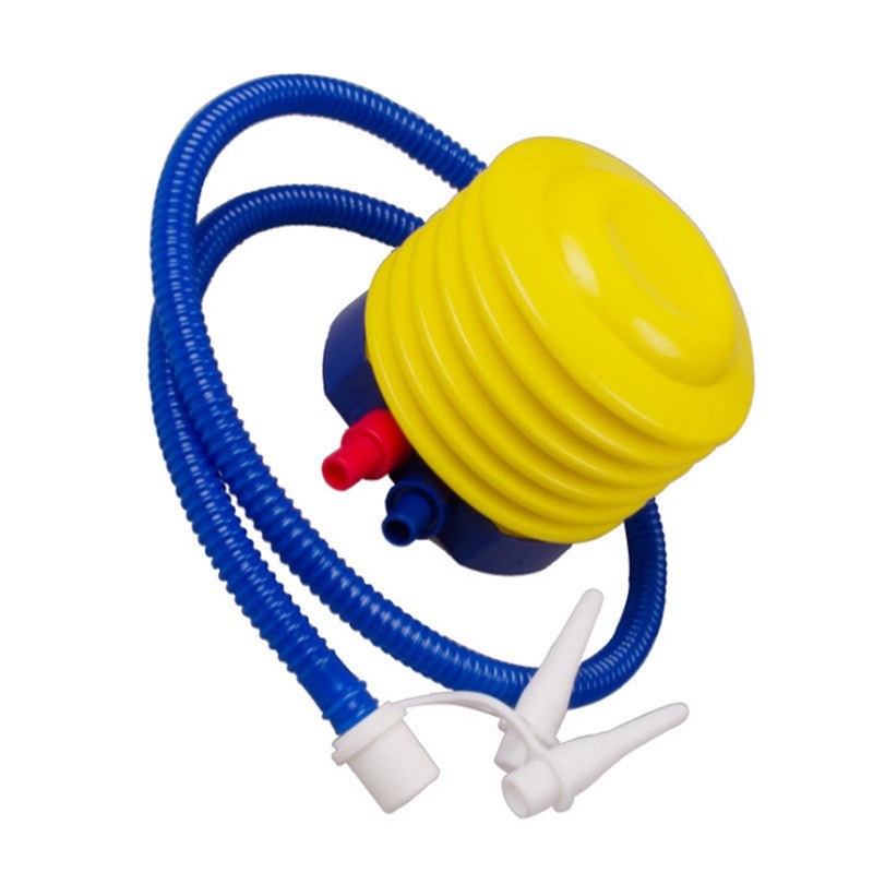 Pompa de picior, cu 3 adaptoare de valva, Air Step, Flippy, Galben-Albastru-2