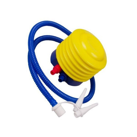 Pompa de picior, cu 3 adaptoare de valva, Air Step, Flippy, Galben-Albastru-0