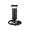 Pompa manuala pentru umflat obiecte gonflabile , colace , saltele , cu 3 adaptori pentru interconectare si furtun, negru, Flippy-0