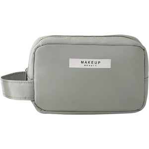 Portfard, Flippy, cu Maner, Material Impermeabil, pentru Cosmetice, 16 x 11 x 7 cm, Verde-0