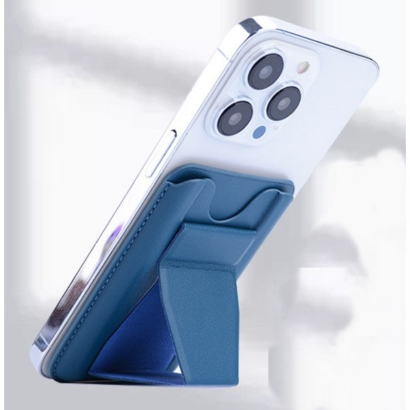 Portofel Flippy MagSafe pentru carduri cu suport integrat, Albastru-2
