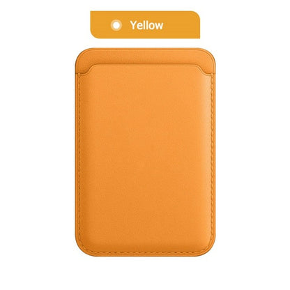 Portofel Flippy MagSafe piele pentru carduri compatibil cu Apple iPhone 12/12 Mini/12 Pro/12 Pro Max,Portocaliu-3