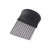 Cutit pentru Cartofi Ondulati, Flippy, Negru-0