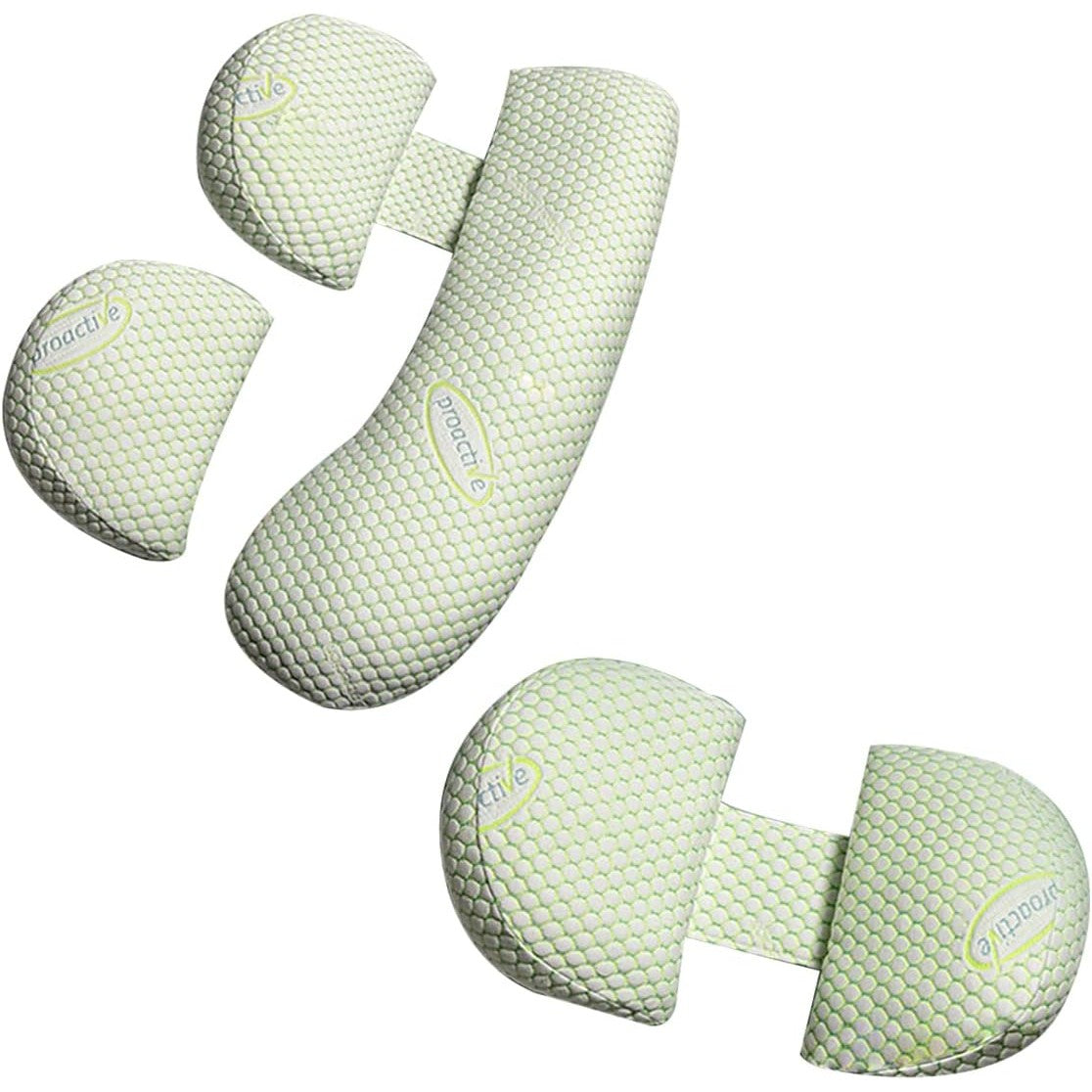 Set Perna pentru Gravide, Flippy, Husa Detasabila, Spuma Moale, Utilizare in Forma H si U, Reglabila, Latime Ajustabila, Proactive, Verde-6