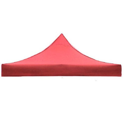 Prelata,copertina pentru acoperis cort tip pavilion Flippy, 2 x 2 m , impermeabila, invelis din material textil oxfort 700D, cauciucat Rosu-4
