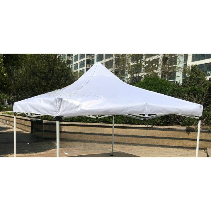 Prelata,copertina pentru acoperis cort tip pavilion Flippy, 2 x 3 m , impermeabila, invelis din material textil oxfort 700D, cauciucat Alb-3