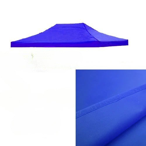 Prelata,copertina pentru acoperis cort tip pavilion Flippy, 3 x 4.5 m , impermeabila, invelis din material textil oxfort 700D, cauciucat Albastru Varf Plat-1