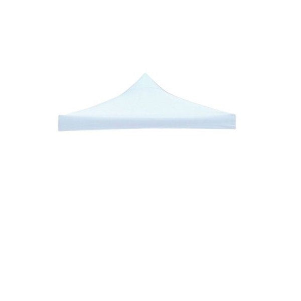 Prelata,copertina pentru acoperis cort tip pavilion Flippy, 3 x 6 m , impermeabila, invelis din material textil oxfort 700D, cauciucat Alb-2