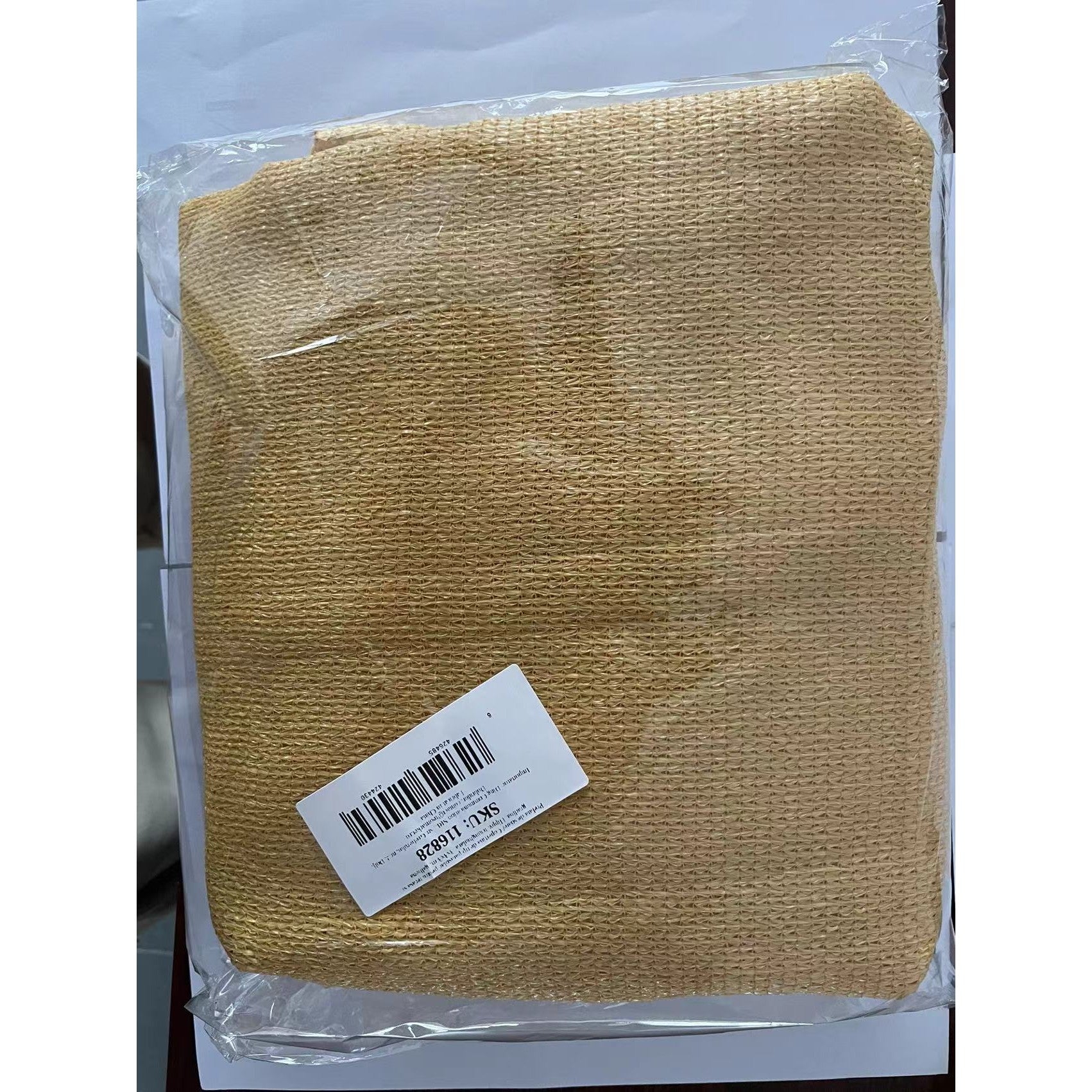 Prelata de soare/ Copertina de tip parasolar pentru terasa si gradina, Flippy, triunghiulara, 3x3x3 m, galbena-5
