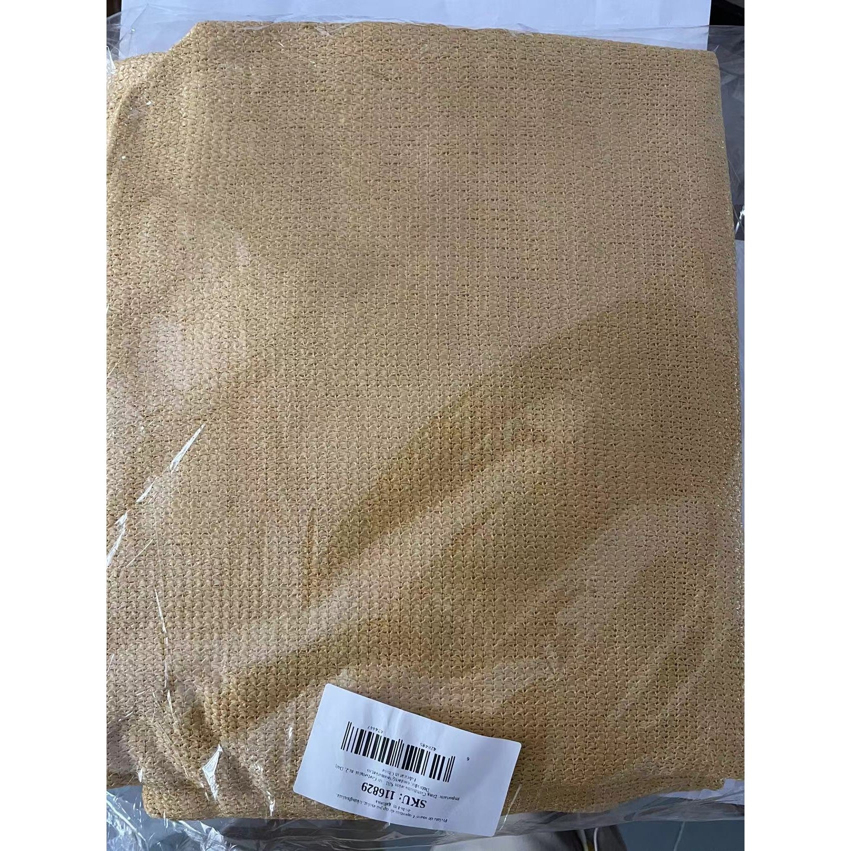 Prelata de soare/ Copertina de tip parasolar, triunghiulara, 4x4x4 m, galbena-5