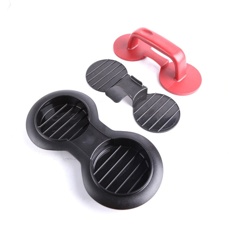 Presa dubla pentru hamburgeri 2 in 1, forma si presa, cu maner, material ABS, 20x10 cm, 140 g, negru-2