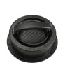 Presa dubla pentru hamburgeri 3 in 1, forma si presa, cu maner, usor de curatat si folosit, 13x13x7 cm, fara lipire, neagra-0