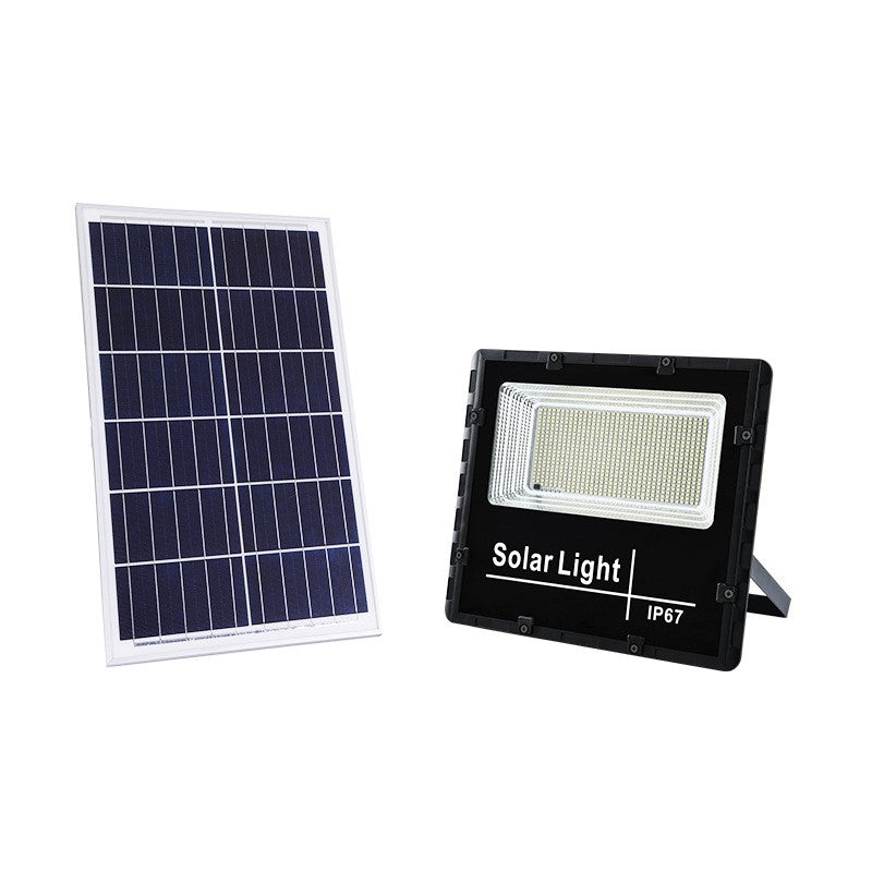 Proiector LED SMD 25W cu incarcare solara Flippy, panou solar, cu telecomanda, suport prindere, material ABS, 1.2AH, 44 LED-uri, 79Lm, 13x13.5 cm, negru-3