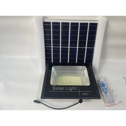 Proiector LED SMD 500W cu incarcare solara Flippy, panou solar, cu telecomanda, suport prindere, material ABS, 18AH, 400 LED-uri, temperatura culoare 6500k, 32x26x9 cm, negru-6