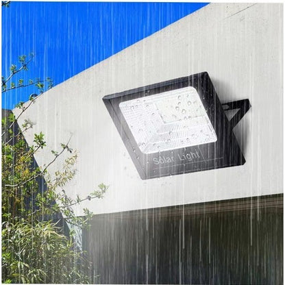 Proiector LED/Lampa solara de exterior Flippy, 15 cm x 20 cm, Rezistent la Apa IP67, cu Panou Solar, 114 LED SMD, 65W, Senzor de lumina, Timer, cu Telecomanda, 2 moduri de iluminat, kit montaj inclus, Lumina Rece-4