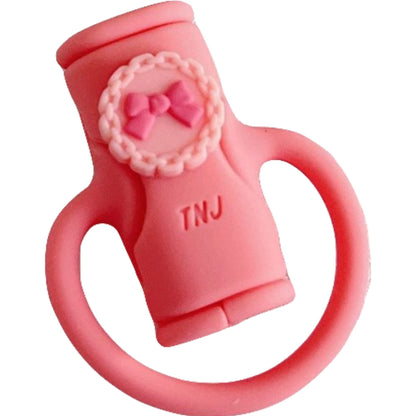 Protectie cablu USB Flippy, din silicon, model 5, multicolor-0