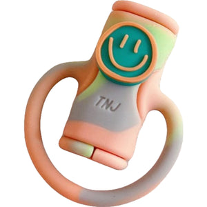 Protectie cablu USB Flippy, din silicon, model 4, multicolor-0