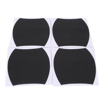 Set 4 bucati protectie zgarieturi manere usa din autocolant carbon 3D Negru-1