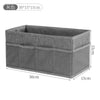 Cutie Depozitare cu Cadru Metalic Flippy, 30cm*15cm*15cm-0