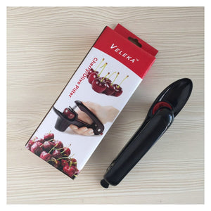 Aparat de Scos Samburi, Flippy, Manual, pentru Cirese, cu Maner, Negru-0