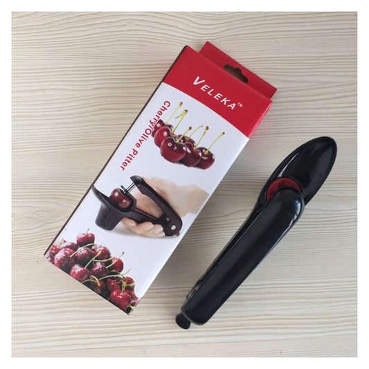 Aparat de Scos Samburi, Flippy, Manual, pentru Cirese, cu Maner, Negru-0