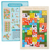 Puzzle din Lemn Flippy, Tip Tetris, +4 Ani, cu Animale Colorate 3D, 40 Piese, Multicolor-0
