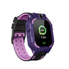 Ceas Smartwatch Flippy, Pentru Copii, Model Q19 Z6, Localizare LBS, Istoric Traseu, Monitorizare Spion, Camera Foto, Lanterna, Chat Vocal, Apel SOS, Roz/Mov-0