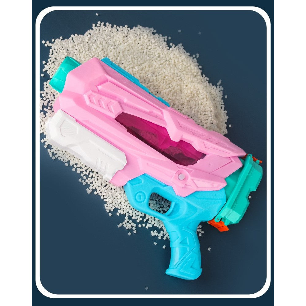 Pistol cu Apa pentru Copii, Rezervor, Pentru Piscina/Plaja, Flippy, 6ani+,  5 duze, Quick Fill, Roz, 800ML-4