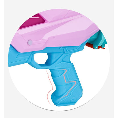 Pistol cu Apa pentru Copii, Rezervor, Pentru Piscina/Plaja, Flippy, 6ani+,  5 duze, Quick Fill, Roz, 800ML-5