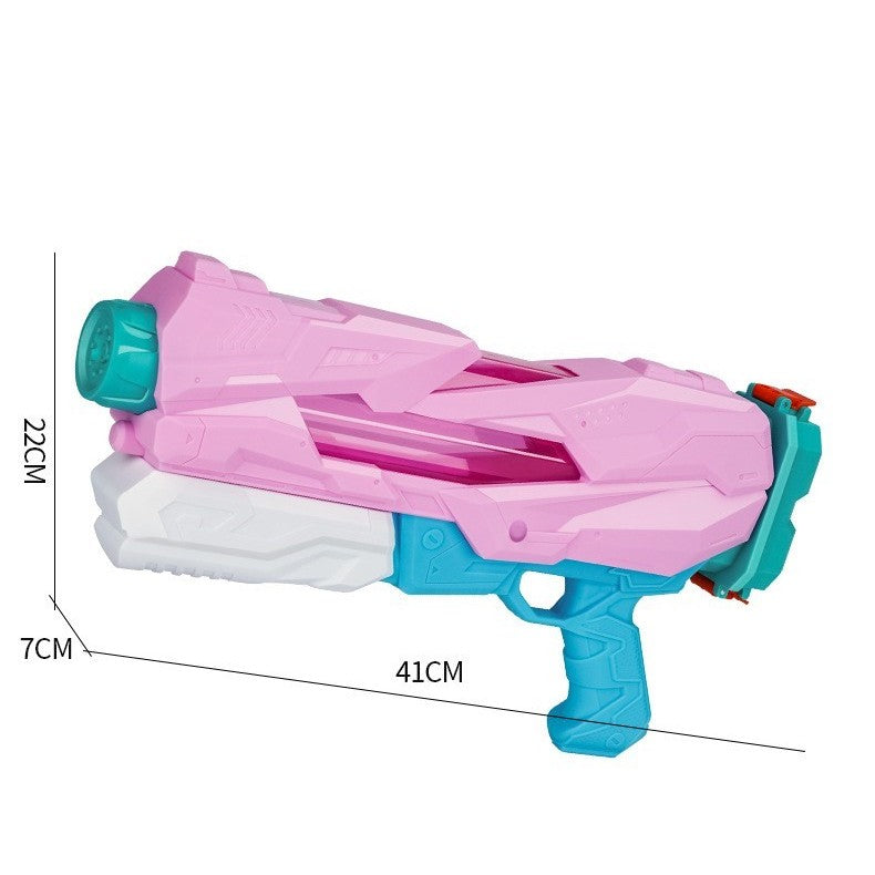 Pistol cu Apa pentru Copii, Rezervor, Pentru Piscina/Plaja, Flippy, 6ani+,  5 duze, Quick Fill, Roz, 800ML-8