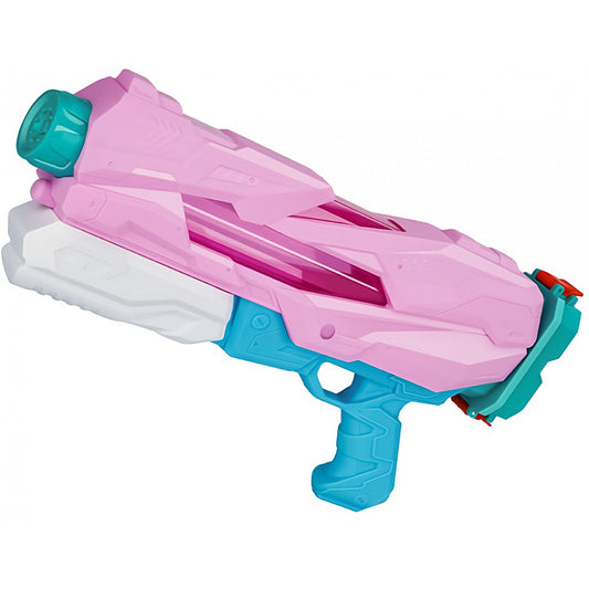 Pistol cu Apa pentru Copii, Rezervor, Pentru Piscina/Plaja, Flippy, 6ani+,  5 duze, Quick Fill, Roz, 800ML-0