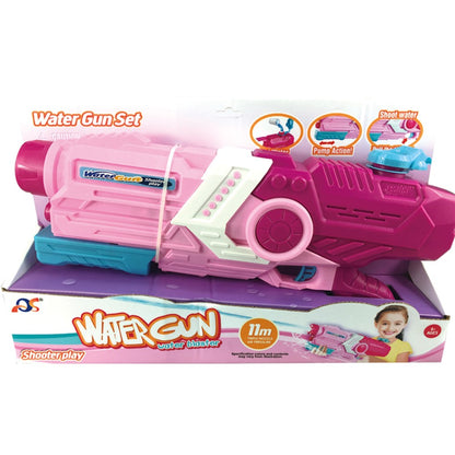 Pistol cu Apa pentru Copii, Rezervor, Pentru Piscina/Plaja, Flippy, 6ani+, Roz, 2000ML-1