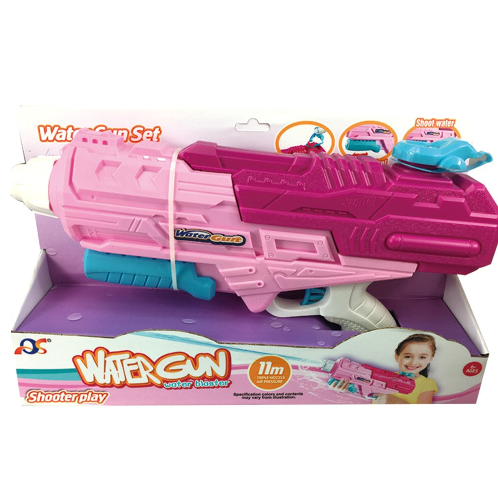 Pistol cu Apa pentru Copii, Rezervor, Pentru Piscina/Plaja, Flippy, 6ani+, Roz, 1250ML-4