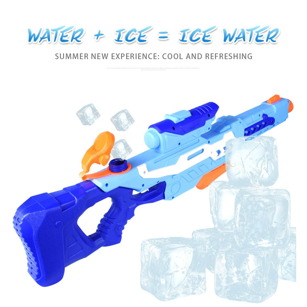 Pistol cu Apa pentru Copii, Rezervor, Pentru Piscina/Plaja, Flippy, 6ani+,  Albastru, 1200ML-4