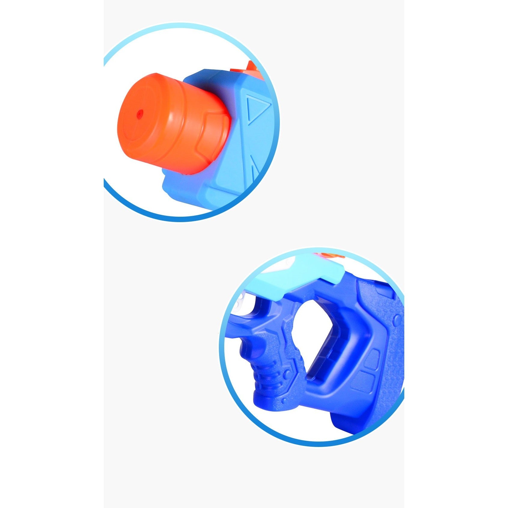 Pistol cu Apa pentru Copii, Rezervor, Pentru Piscina/Plaja, Flippy, 6ani+,  Albastru, 1200ML-7