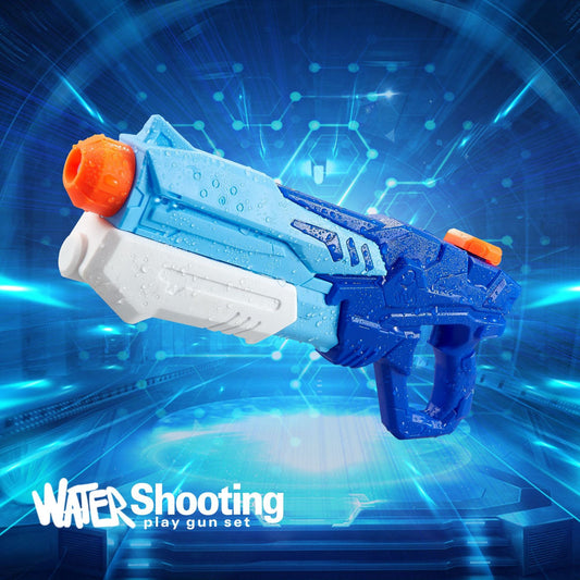 Pistol cu Apa pentru Copii, Rezervor, Pentru Piscina/Plaja, Flippy, 6ani+,  Albastru, 600ML-1
