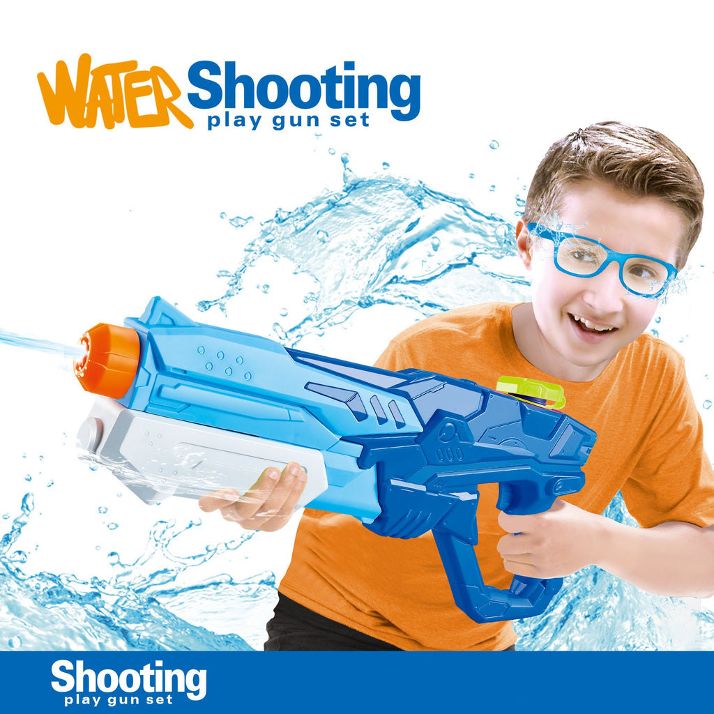 Pistol cu Apa pentru Copii, Rezervor, Pentru Piscina/Plaja, Flippy, 6ani+,  Albastru, 600ML-3
