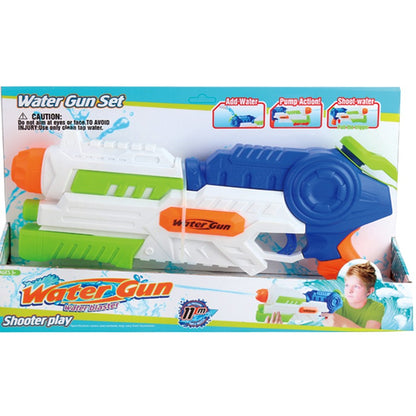 Pistol cu Apa pentru Copii, Rezervor, Pentru Piscina/Plaja, Flippy, 6ani+, Albastru/Multicolor, 1000ML-2