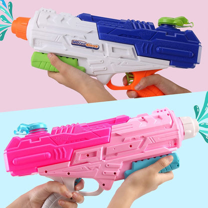 Set 2x Pistol cu Apa pentru Copii, Rezervor, Pentru Piscina/Plaja, Flippy, 6ani+, Roz + Albastru, 1200 ML-6