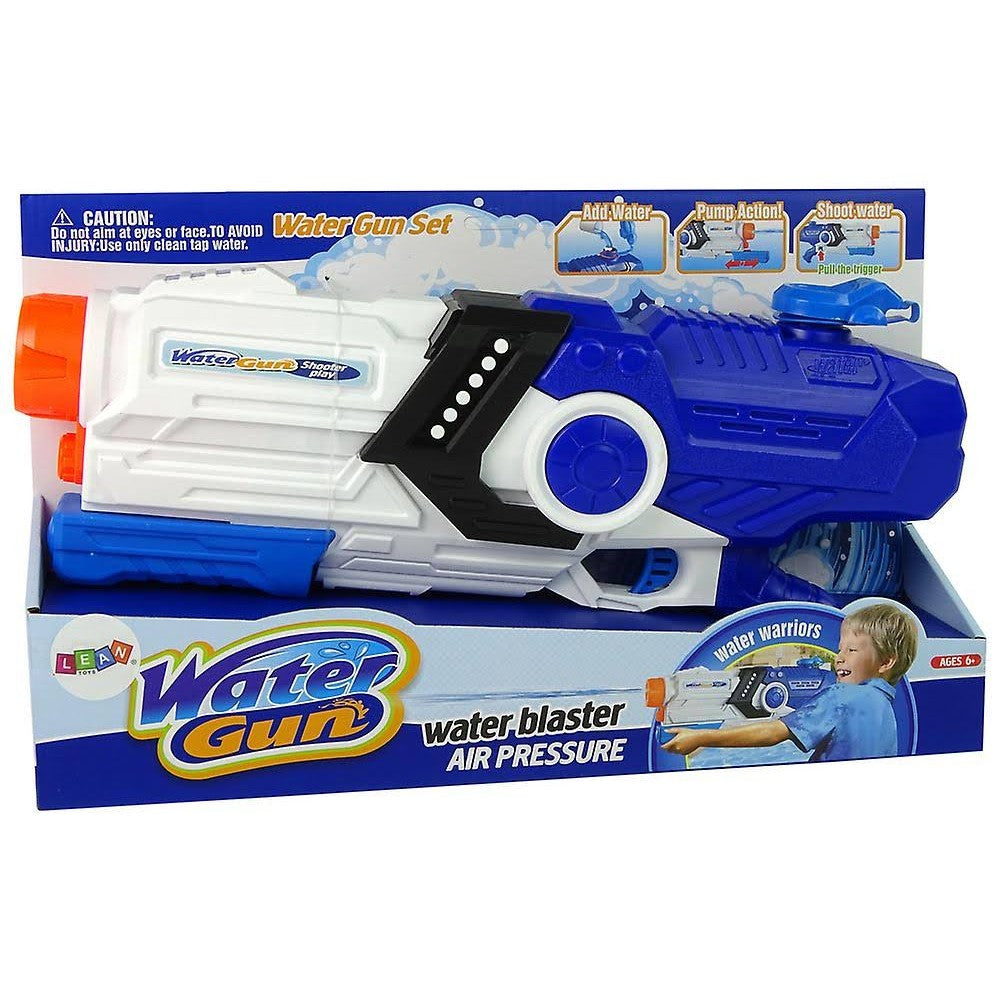Pistol cu Apa pentru Copii, Rezervor, Pentru Piscina/Plaja, Flippy, 6ani+, Albastru/Multicolor, 2000ML-2