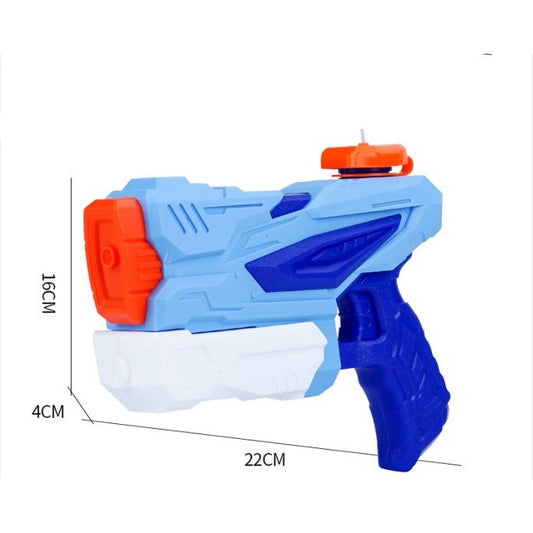 Pistol cu Apa pentru Copii, Rezervor, Pentru Piscina/Plaja, Flippy, 6ani+,  3 duze, Albastru, 300ML-1