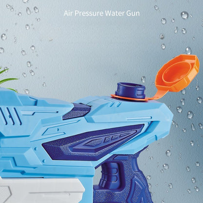 Pistol cu Apa pentru Copii, Rezervor, Pentru Piscina/Plaja, Flippy, 6ani+,  3 duze, Albastru, 300ML-2