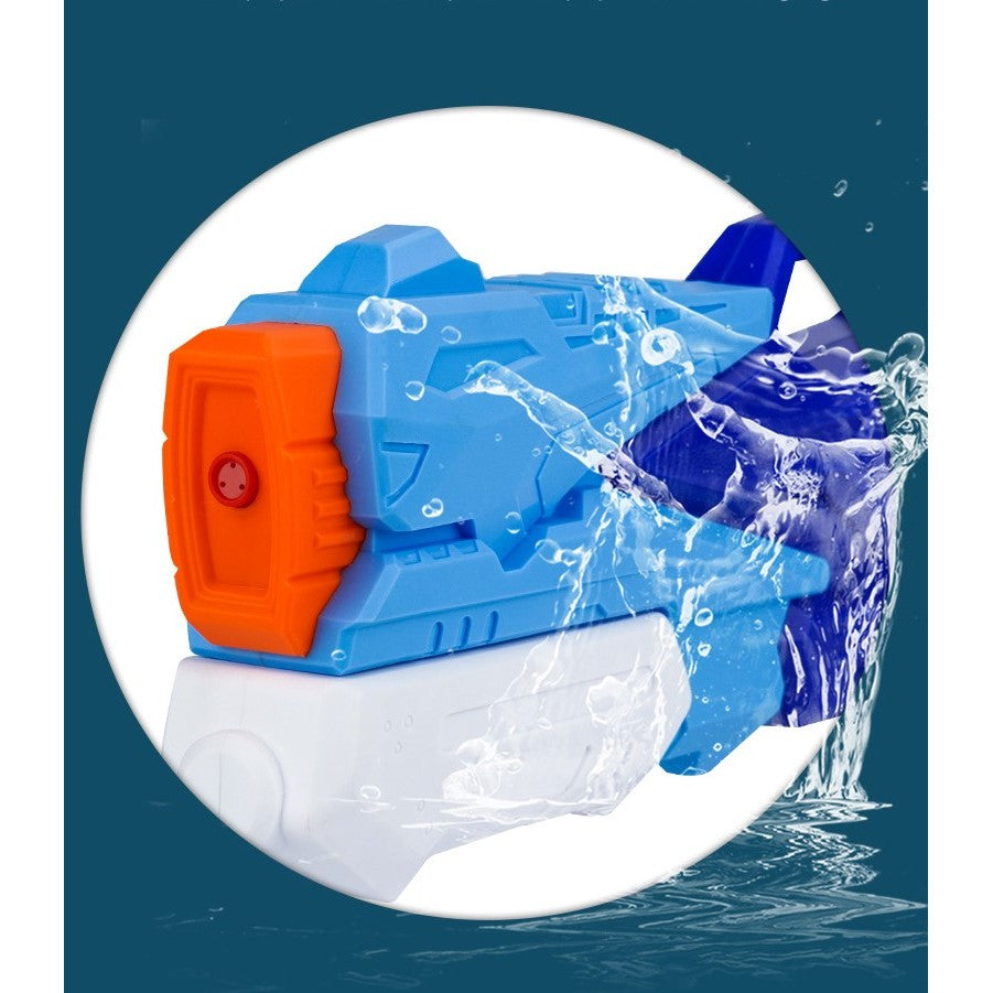 Pistol cu Apa pentru Copii, Rezervor, Pentru Piscina/Plaja, Flippy, 6ani+,  3 duze, Albastru, 300ML-6