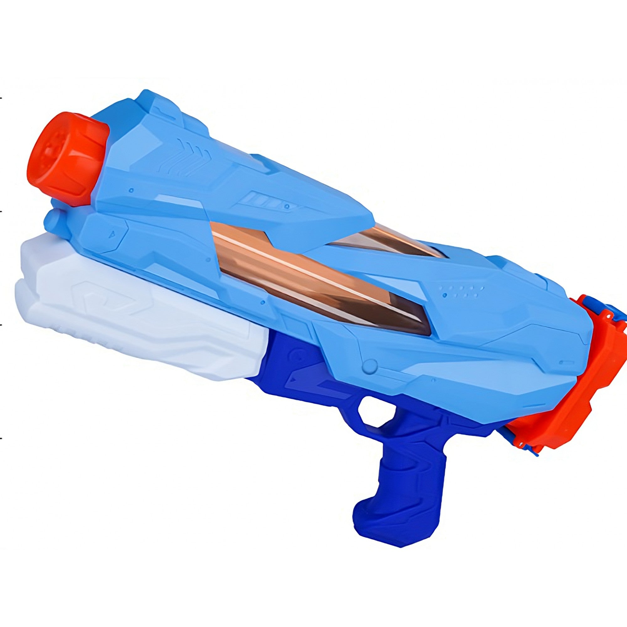 Pistol cu Apa pentru Copii, Rezervor, Pentru Piscina/Plaja, Flippy, 6ani+,  5 duze, Quick Fill, Albastru, 800ML-0