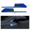 Set 2 stickere reflectorizante BUMERANG cu insertie Carbon 5D, culoare Albastra-0
